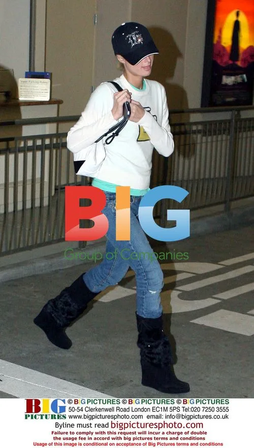 Paris Hilton Leaves The Grove