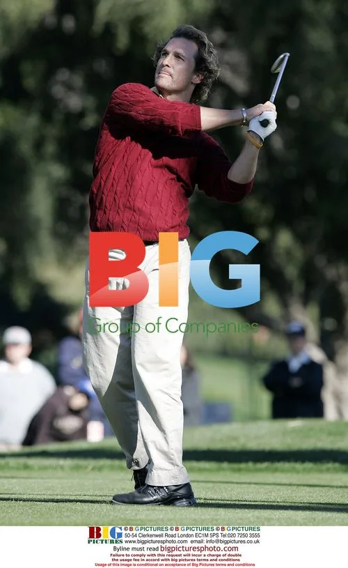 Matthew Conaughey at Bob Hope Classic