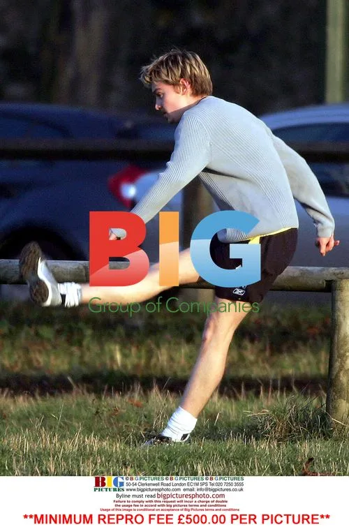 Euan Blair plays football with friends in Paris