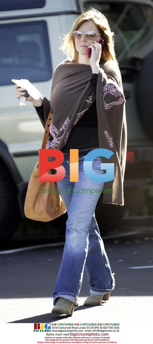 Geri Halliwell Visits Hospital in LA