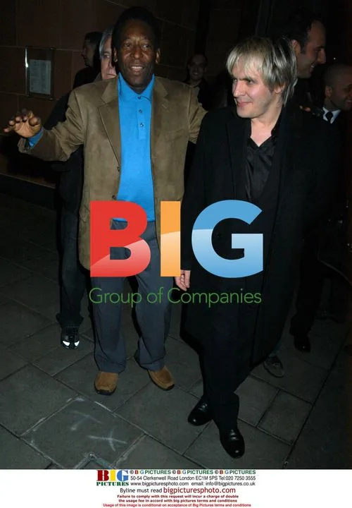Nick Rhodes and Pele at Cipriani