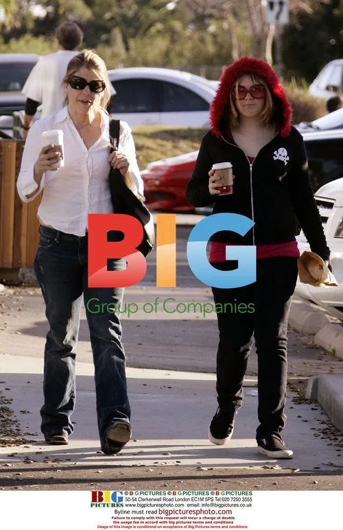 Linda Hamilton and Daughter in Malibu