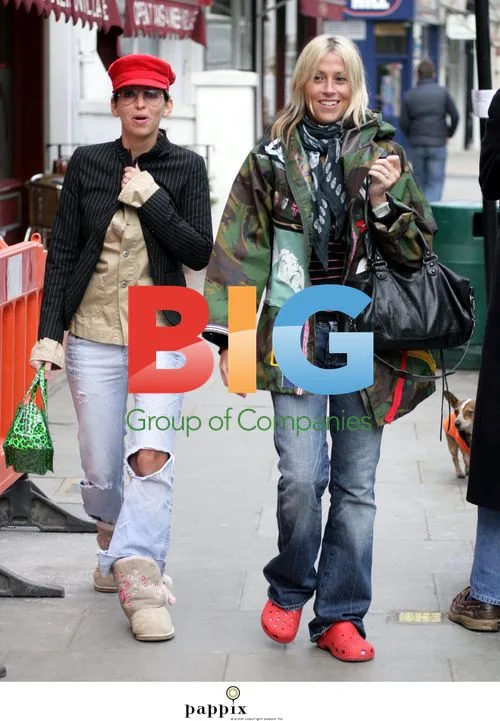 Nicole and Natalie Appleton out shopping in London