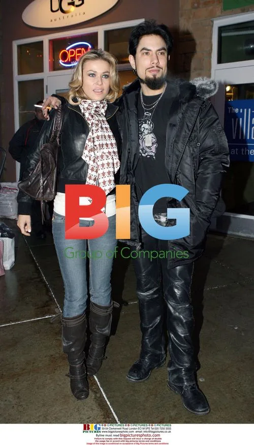 Carmen Electra and Dave Navaro at Sundance