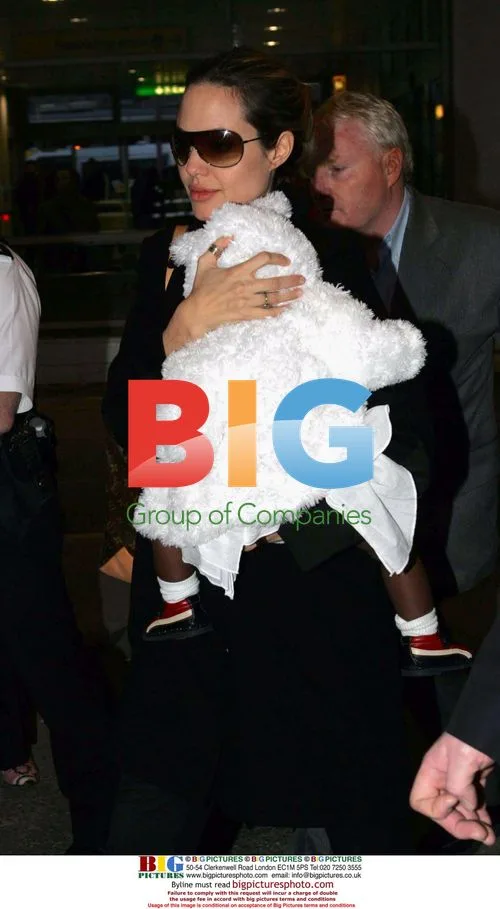 Angelina Jolie and Brad Pitt Arrive in London