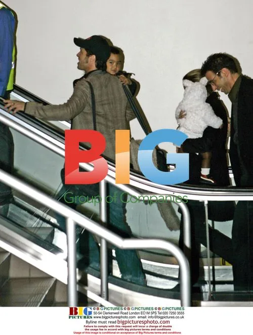 Brad Pitt and Angelina Jolie Depart LAX with Kids