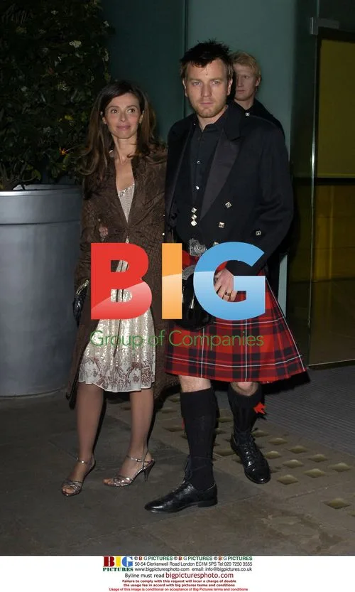 Ewan McGregor and wife at Burns Supper