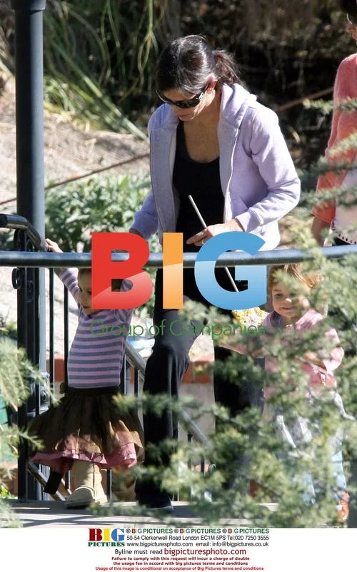 Courteney Cox and Coco at Beverly Hills Park