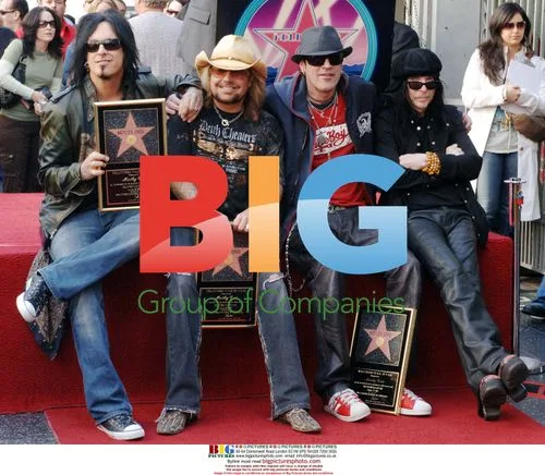 Motley Crue Star on Hollywood Walk of Fame