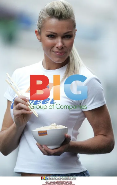 Nell McAndrew Promotes Uncle Ben's