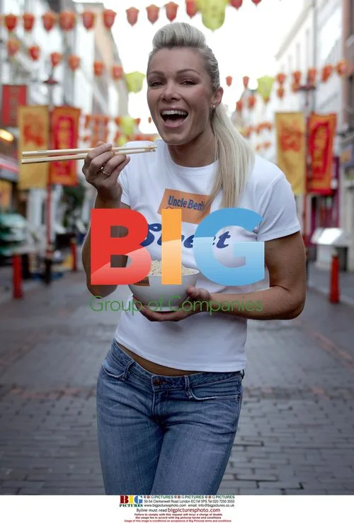 Nell McAndrew Promotes Uncle Ben's