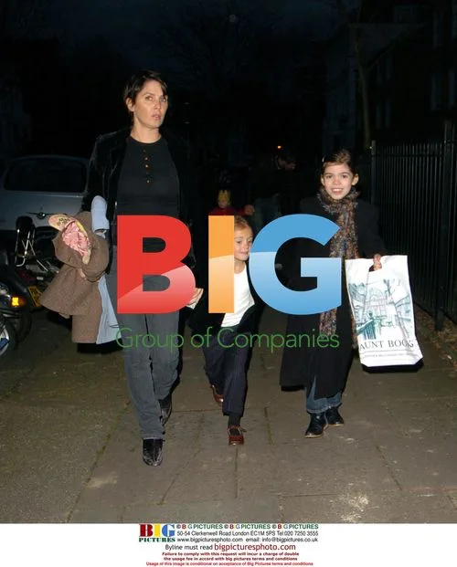 Sadie Frost and kids at Anais Matthews' birthday