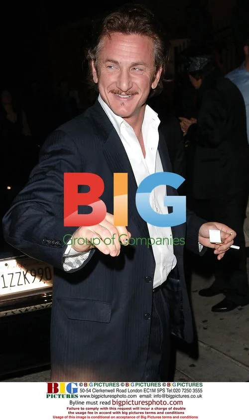 Sean Penn at Jack Nicholson's Birthday Party