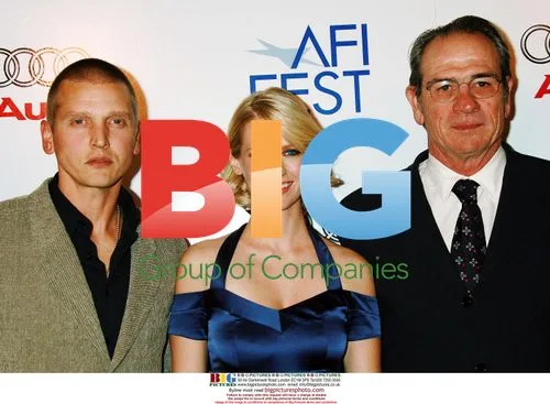 Barry Pepper, January Jones and Tommy Lee Jones at 'The Three Burials' premiere