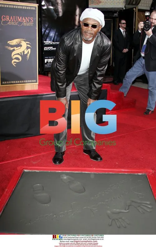 Samuel L. Jackson Handprint Ceremony