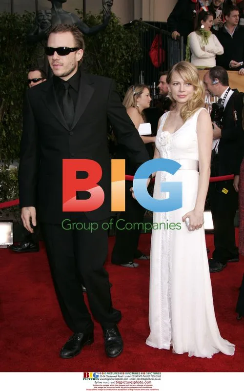 Heath Ledger and Michelle Williams at SAG Awards