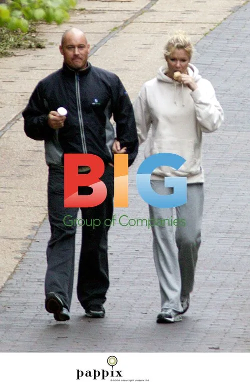 Nell McAndrew with Boyfriend Paul Hardcastle