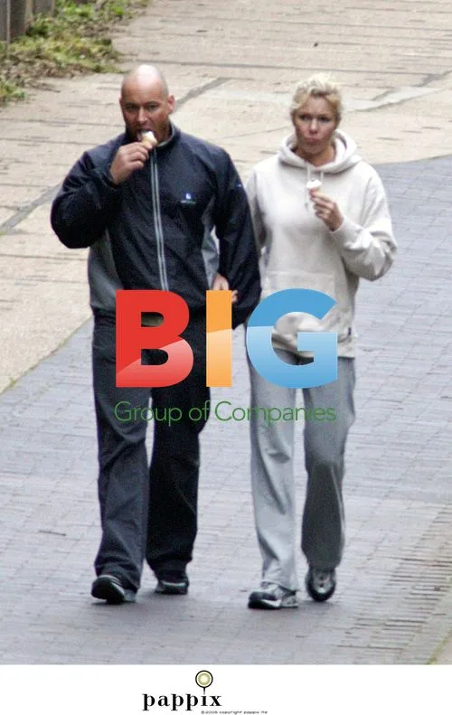 Nell McAndrew and Paul Hardcastle Out in London