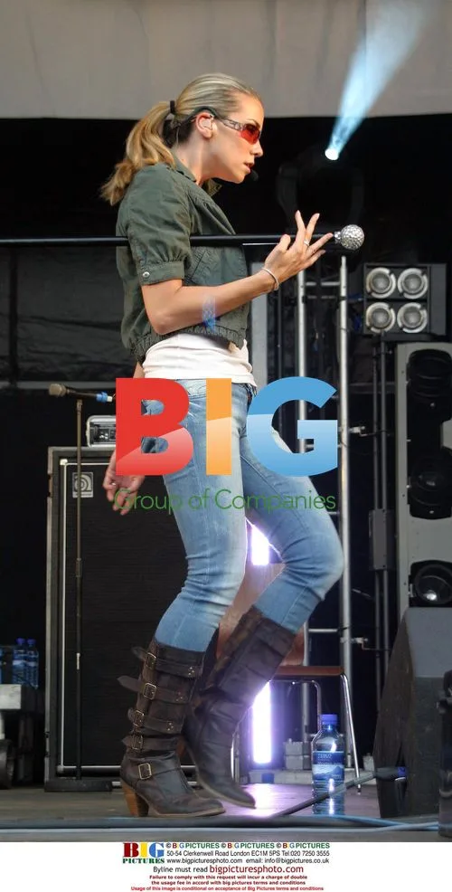 JESSICA TAYLOR of LIBERTY X at 'Party In The Park'