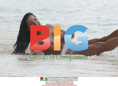 Prince Harry's Glamour Girl Coralie on Caribbean Beach