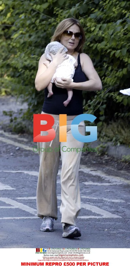 Geri Halliwell and daughter Bluebell