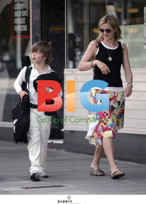 Lady Helen Taylor and son Cassius in London