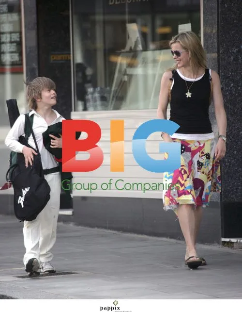 Lady Helen Taylor and son Cassius in London