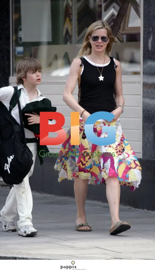 Lady Helen Taylor and son Cassius in London