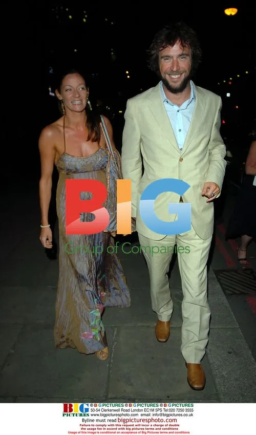 Actors Jack Davenport and Michelle Gomez at 'Pirates' premiere party