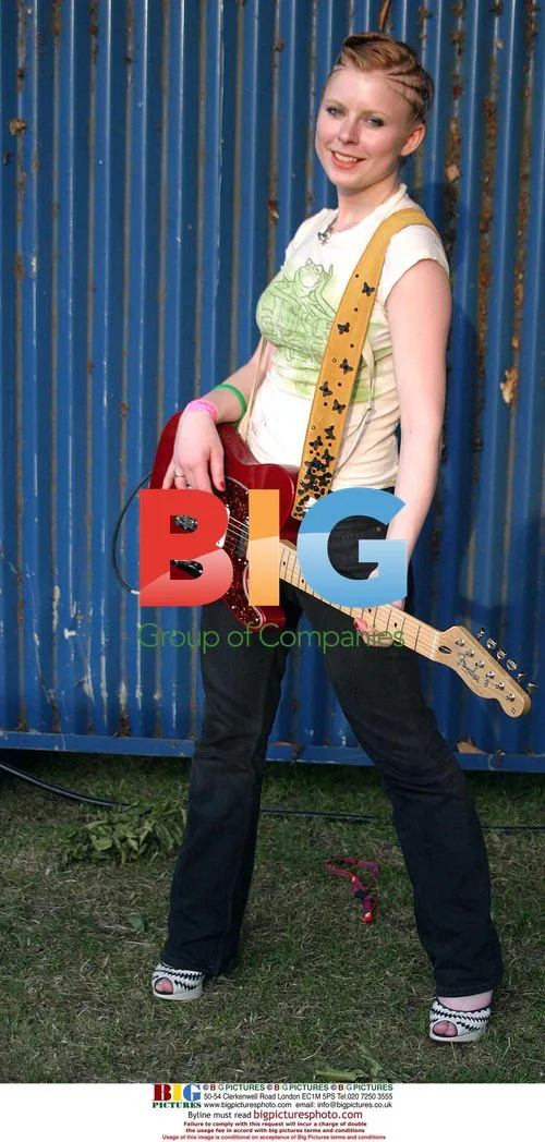 BRYONY AFFERSON of FRANK backstage at wave party