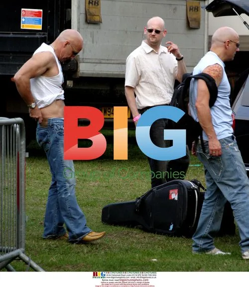 RIGHT SAID FRED at wave party in Swansea, Wales