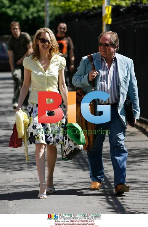 Debra Stephenson Entering Granada Studio