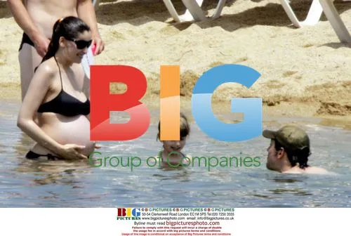 Laeticia Casta and Stefano Accorsi on holiday in Corsica