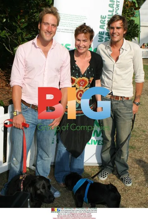 Ben Fogle, Emma Forbes, and Oscar Humphries at Macmillan Dog Day 2006