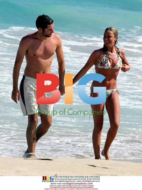 Tamzin Outhwaite and Tom Ellis on Caribbean Honeymoon