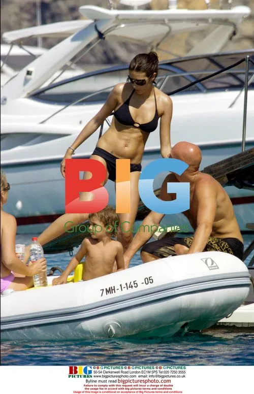Raul Gonzalez with family on Menorca