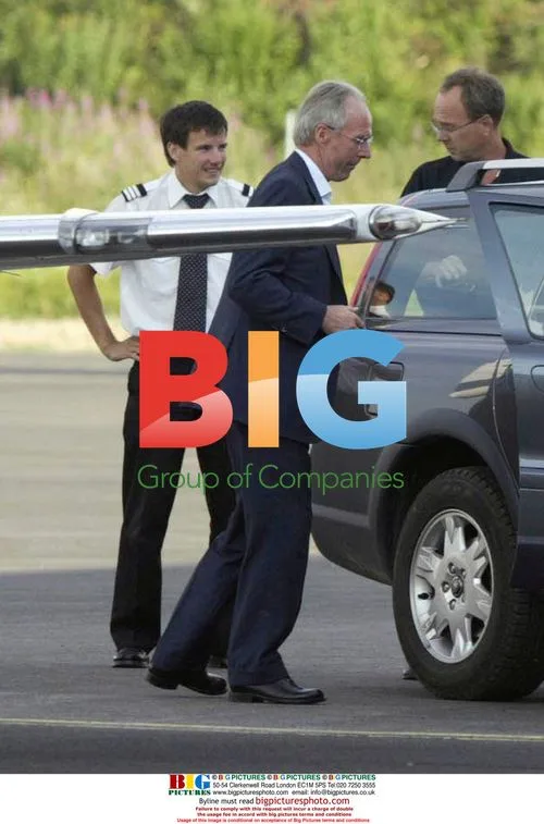Sven-Goran Eriksson Arrives at Torsby Airport