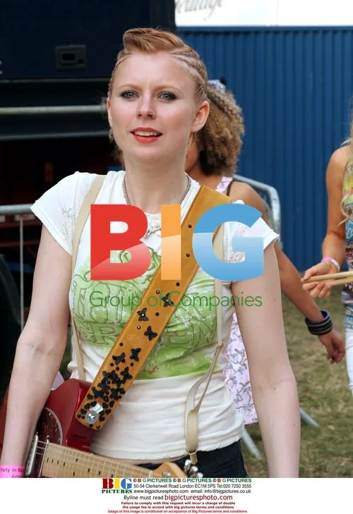 BRYONY AFFERSON of FRANK backstage at wave party in Swansea
