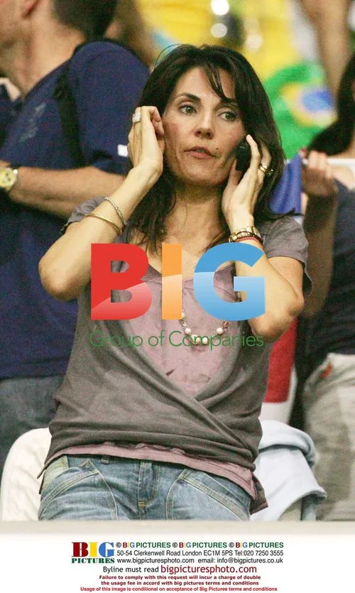 Veronique Zidane with sons at World Cup 2006