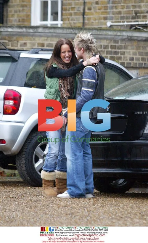 Lee Otway and Danielle Mason PDA