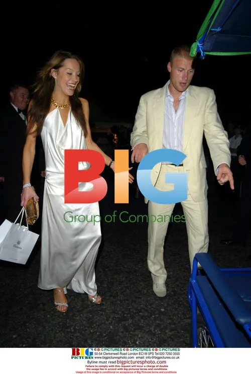 Andrew Flintoff leaving BSQUAREB ball