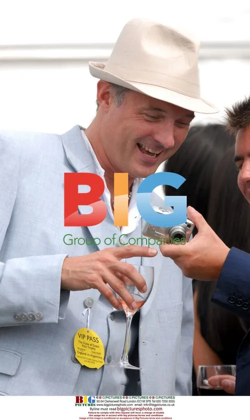 John Leslie at Essex Polo Match