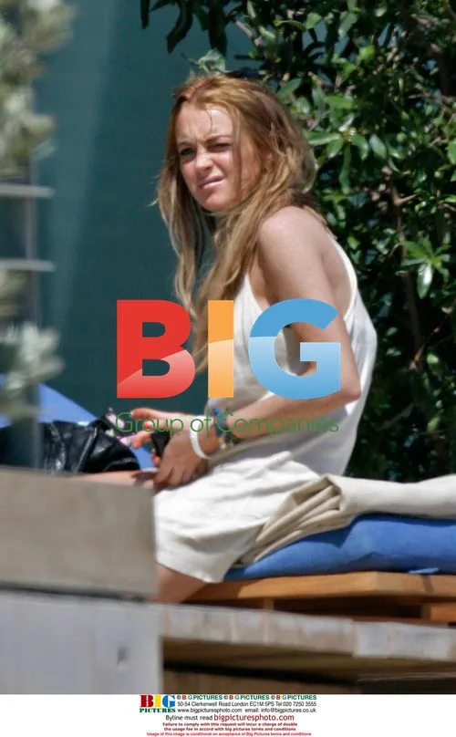Lindsay Lohan with new beau Harry Morton