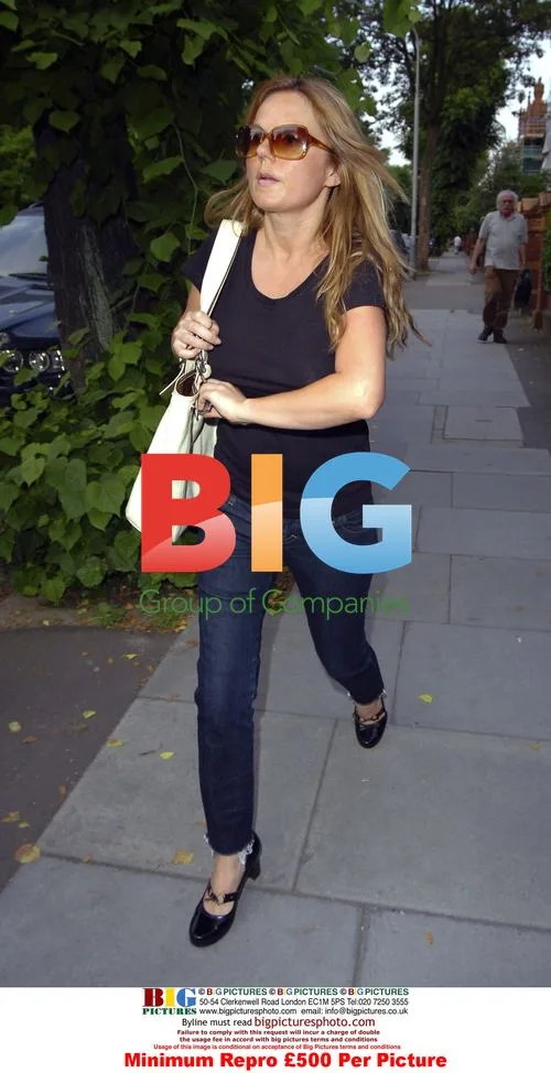 Singer Geri Halliwell out in London