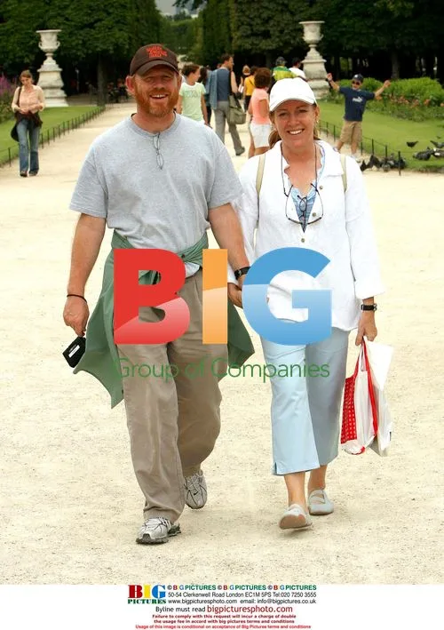 Ron Howard and wife Cheryl in Paris
