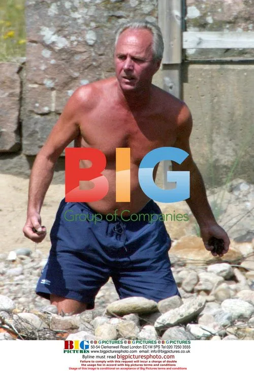 Sven Goran Eriksson talks to himself by a lake