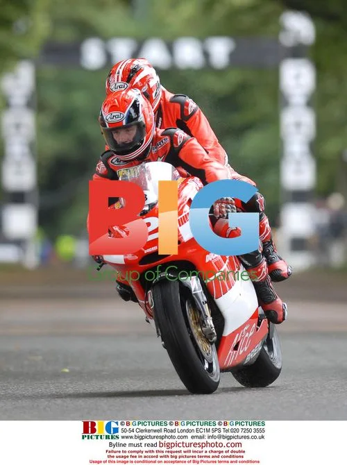 Randy Mamola at Goodwood Festival of Speed 2006