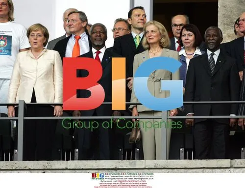 Merkel, Annan and Mbeki Watch World Cup 2006 Final