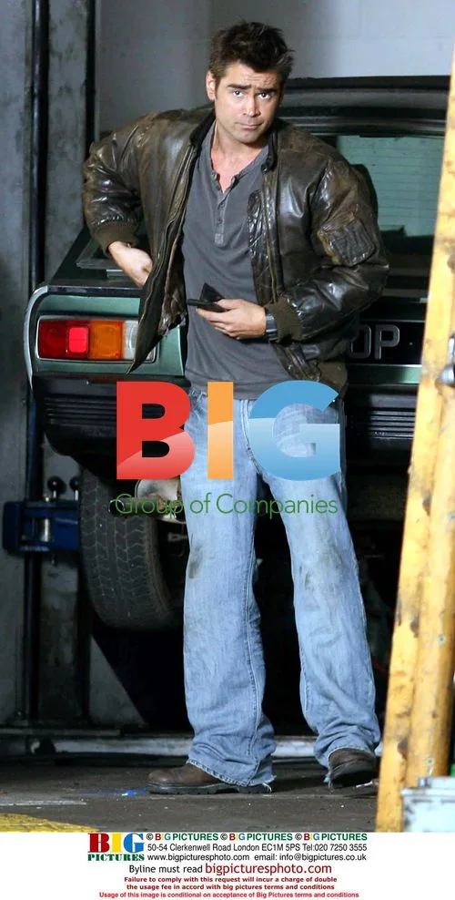 Colin Farrell on Woody Allen film set