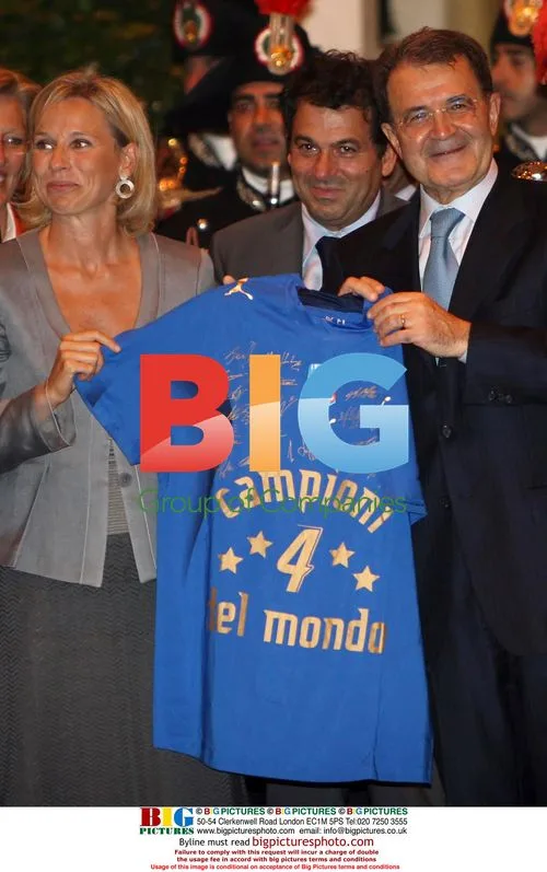 PM Prodi Honors 2006 World Cup Champs